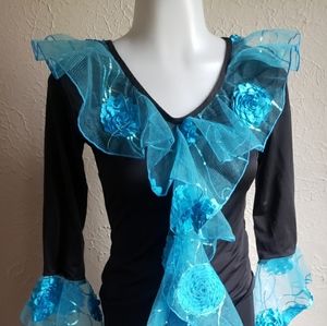Ballroom Dance Smooth 2 piece Dress (skirt and top not attached)